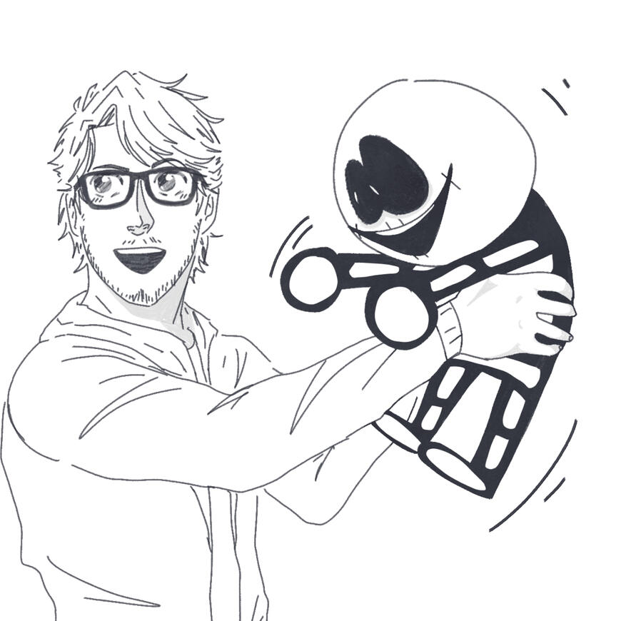 OCT 26. 2022 [fanart - spooky month + my friend]